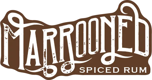 Marooned Spiced Rum label