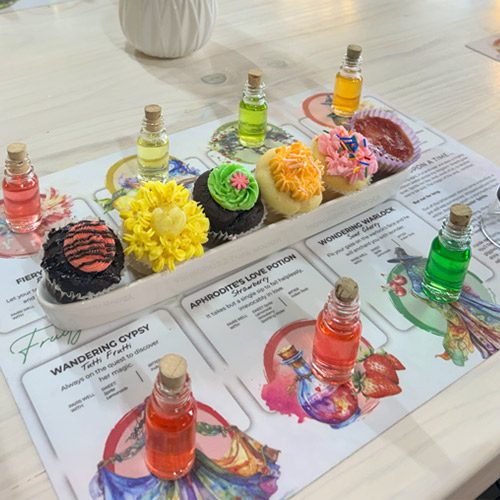 Glitter and Moonshine Experience | Gin and Cupcake experience